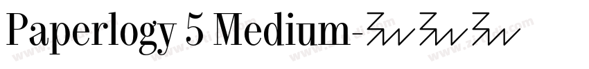 Paperlogy 5 Medium字体转换